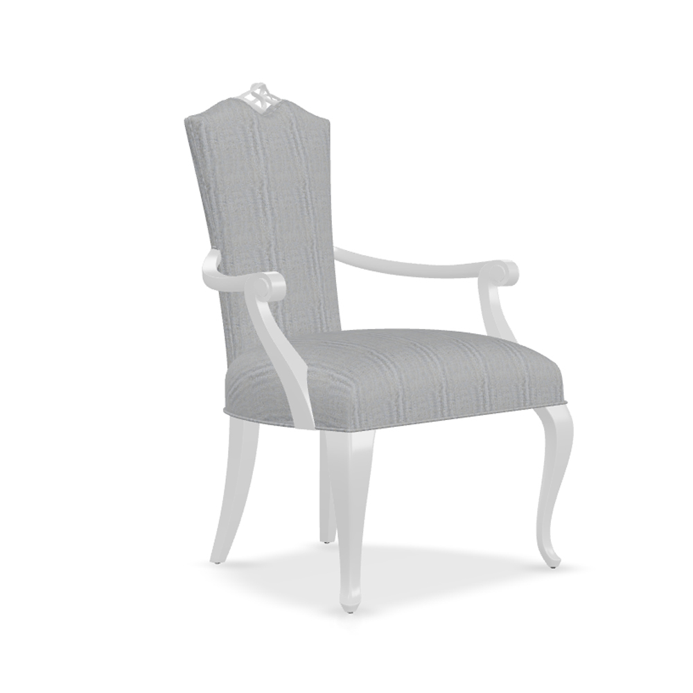 Classic Elegance: Solid Wood Upholstered Armchair for Dining,EKAR FURNITURE CO.,LTD,Classic Elegance: Solid Wood Upholstered Armchair for Dining,foshan furniture factory,custom Furniture factory,china furniture factory