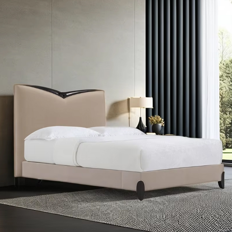 Classic American Double Bed with Tufted Upholstered Headboard,EKAR FURNITURE CO.,LTD,Classic American Double Bed with Tufted Upholstered Headboard,foshan furniture factory,custom Furniture factory,china furniture factory