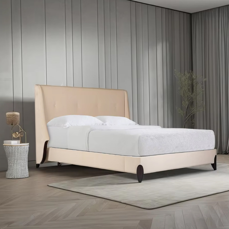 Classic elegance: American upholstered double bed,EKAR FURNITURE CO.,LTD,Classic elegance: American upholstered double bed,foshan furniture factory,custom Furniture factory,china furniture factory