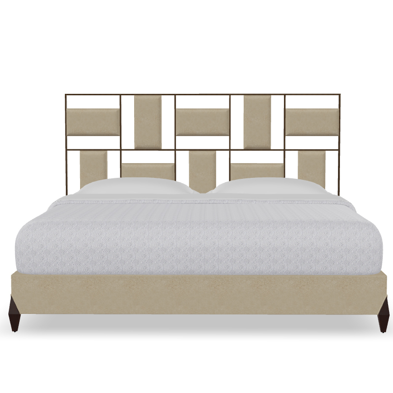 Elegant American Bed with a Carved Hollow Headboard,EKAR FURNITURE CO.,LTD,Elegant American Bed with a Carved Hollow Headboard,foshan furniture factory,custom Furniture factory,china furniture factory