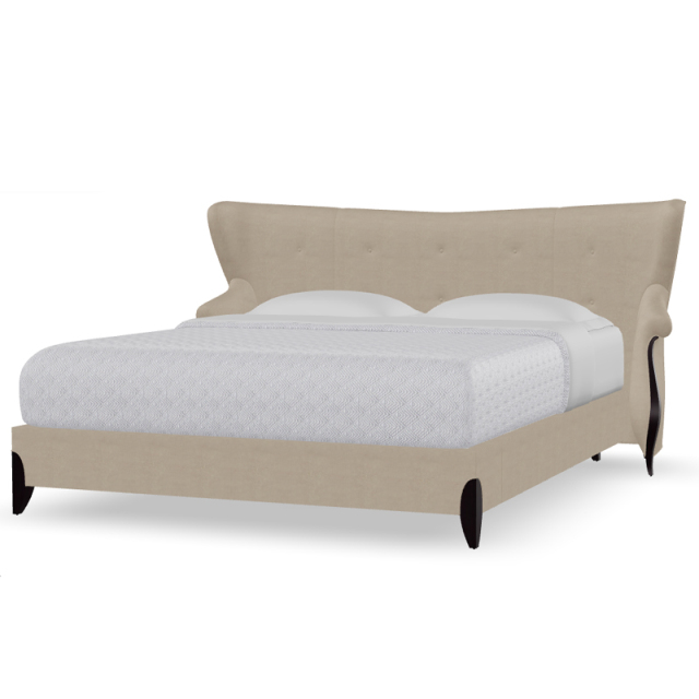 Elegant American-Style Bed with Plush Upholstery and Carved Detailing,EKAR FURNITURE CO.,LTD,Elegant American-Style Bed with Plush Upholstery and Carved Detailing,foshan furniture factory,custom Furniture factory,china furniture factory