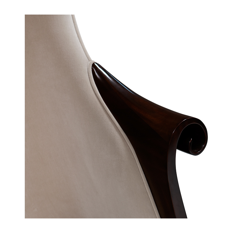 Elegant Curved Headboard Bed with American Design,EKAR FURNITURE CO.,LTD,Elegant Curved Headboard Bed with American Design,foshan furniture factory,custom Furniture factory,china furniture factory