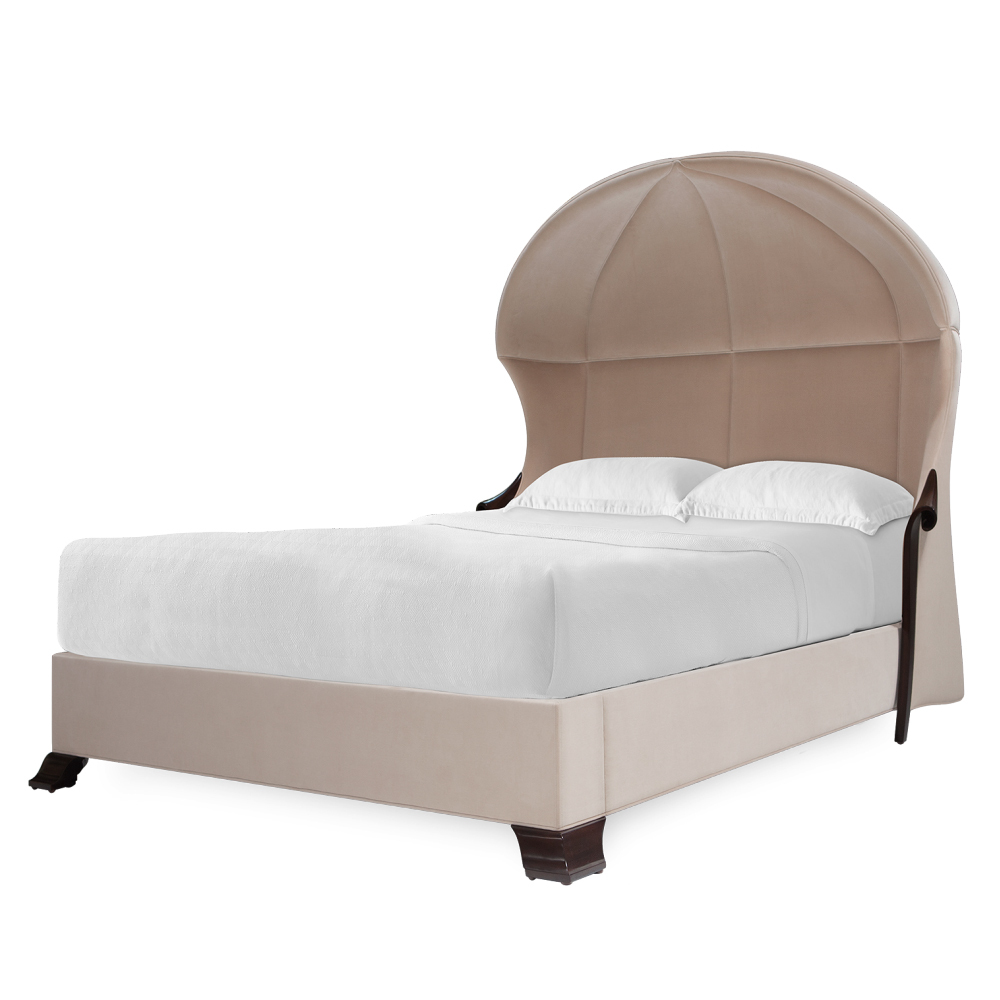 Elegant Curved Headboard Bed with American Design,EKAR FURNITURE CO.,LTD,Elegant Curved Headboard Bed with American Design,foshan furniture factory,custom Furniture factory,china furniture factory