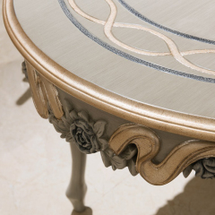 French-Style Oval Dining Table – Elegant Design with Luxurious Craftsmanship,EKAR FURNITURE CO.,LTD,French-Style Oval Dining Table – Elegant Design with Luxurious Craftsmanship,foshan furniture factory,custom Furniture factory,china furniture factory