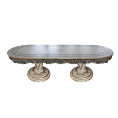 French-Style Oval Dining Table – Elegant Design with Luxurious Craftsmanship,EKAR FURNITURE CO.,LTD,French-Style Oval Dining Table – Elegant Design with Luxurious Craftsmanship,foshan furniture factory,custom Furniture factory,china furniture factory