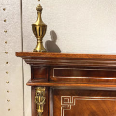 ,MY SHOP,Classic Solid Wood Bed – Timeless Elegance for a Luxurious Bedroom,foshan furniture factory,custom Furniture factory,china furniture factory