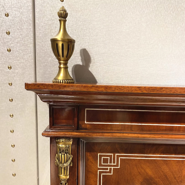 ,MY SHOP,Classic Solid Wood Bed – Timeless Elegance for a Luxurious Bedroom,foshan furniture factory,custom Furniture factory,china furniture factory