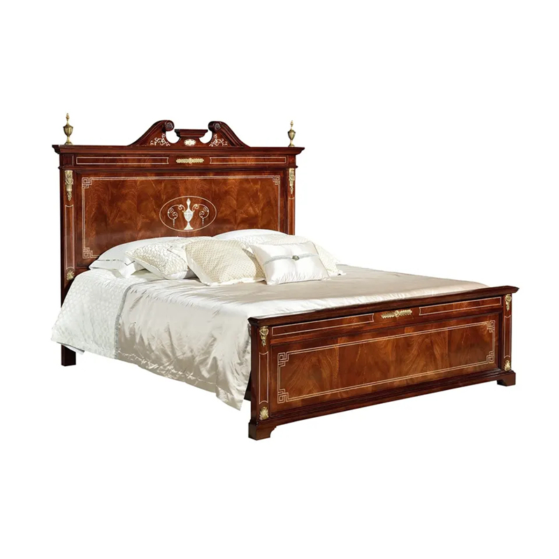 EKAR St. James Imperial Luxury Bed | English Style Hand-Carved Burl Wood Bed Frame | High-End Master Bedroom Furniture,EKAR FURNITURE CO.,LTD,EKAR St. James Imperial Luxury Bed | English Style Hand-Carved Burl Wood Bed Frame | High-End Master Bedroom Furniture,foshan furniture factory,custom Furniture factory,china furniture factory