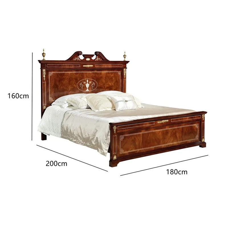 EKAR St. James Imperial Luxury Bed | English Style Hand-Carved Burl Wood Bed Frame | High-End Master Bedroom Furniture,EKAR FURNITURE CO.,LTD,EKAR St. James Imperial Luxury Bed | English Style Hand-Carved Burl Wood Bed Frame | High-End Master Bedroom Furniture,foshan furniture factory,custom Furniture factory,china furniture factory