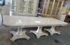 Classic Solid Wood Dining Table – Elegance Meets Function for Dining Rooms,EKAR FURNITURE CO.,LTD,Classic Solid Wood Dining Table – Elegance Meets Function for Dining Rooms,foshan furniture factory,custom Furniture factory,china furniture factory