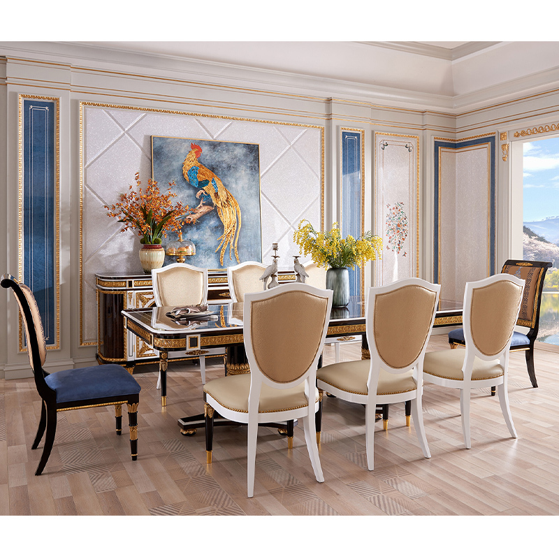 Classic Solid Wood Dining Table – Elegance Meets Function for Dining Rooms,EKAR FURNITURE CO.,LTD,Classic Solid Wood Dining Table – Elegance Meets Function for Dining Rooms,foshan furniture factory,custom Furniture factory,china furniture factory