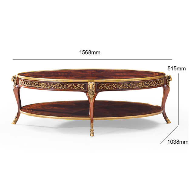 ,MY SHOP,Classic Mahogany Oval Coffee Table – Timeless Elegance for Sophisticated Spaces,foshan furniture factory,custom Furniture factory,china furniture factory