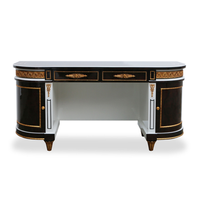 ,MY SHOP,Classic Mahogany Vanity Set – Elegant Wood with Comfortable Matching Stool,foshan furniture factory,custom Furniture factory,china furniture factory