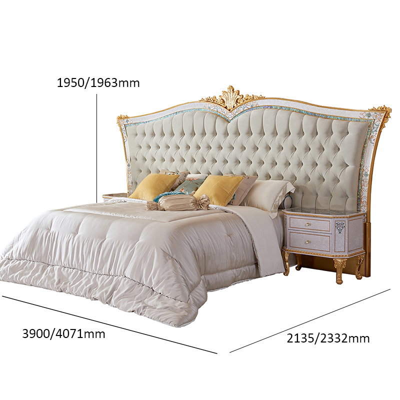 Spanish Carved Wood Bed – Elegant Craftsmanship for a Luxurious Bedroom,EKAR FURNITURE CO.,LTD,Spanish Carved Wood Bed – Elegant Craftsmanship for a Luxurious Bedroom,foshan furniture factory,custom Furniture factory,china furniture factory