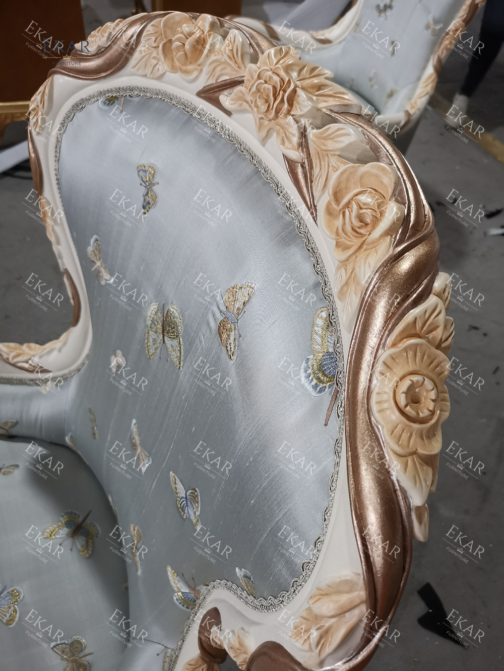 Elegant French Armchair Set – Luxurious Comfort with Timeless Design Elements,EKAR FURNITURE CO.,LTD,Elegant French Armchair Set – Luxurious Comfort with Timeless Design Elements,foshan furniture factory,custom Furniture factory,china furniture factory