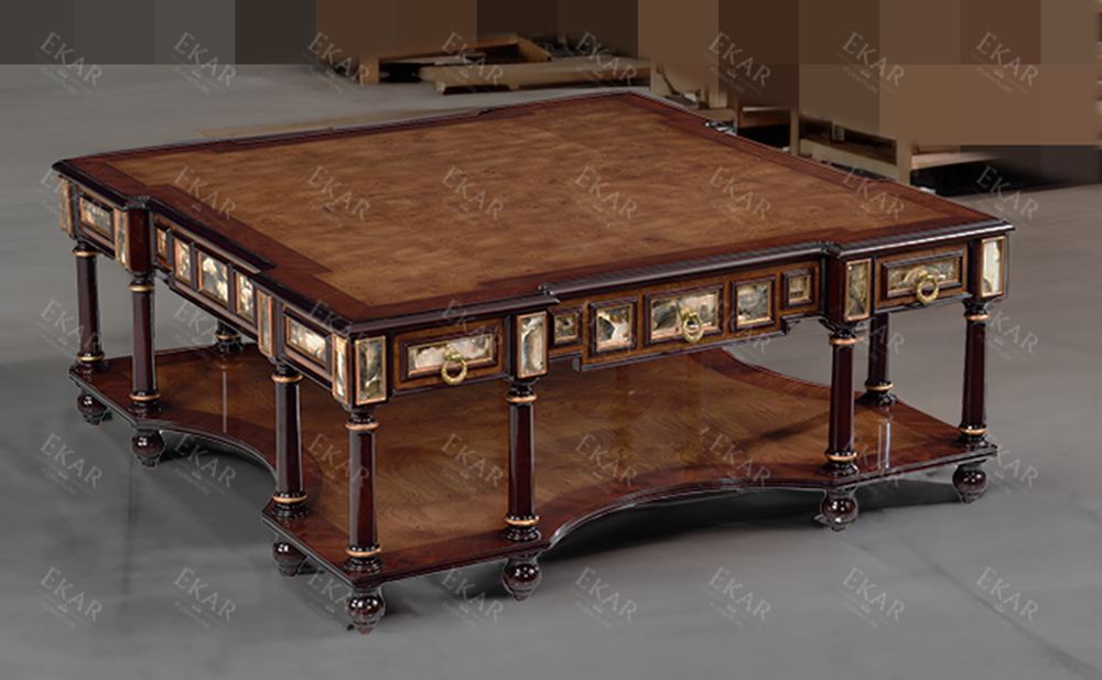 Classic Square Wood Coffee Table – Timeless Elegance for Stylish Living Rooms,EKAR FURNITURE CO.,LTD,Classic Square Wood Coffee Table – Timeless Elegance for Stylish Living Rooms,foshan furniture factory,custom Furniture factory,china furniture factory