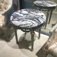 ,MY SHOP,Elegant French carved round table - exquisite living room corner decoration,foshan furniture factory,custom Furniture factory,china furniture factory