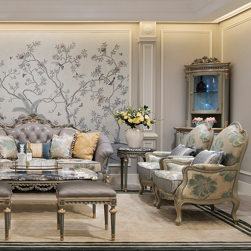 Elegant French carved round table - exquisite living room corner decoration,EKAR FURNITURE CO.,LTD,Elegant French carved round table - exquisite living room corner decoration,foshan furniture factory,custom Furniture factory,china furniture factory