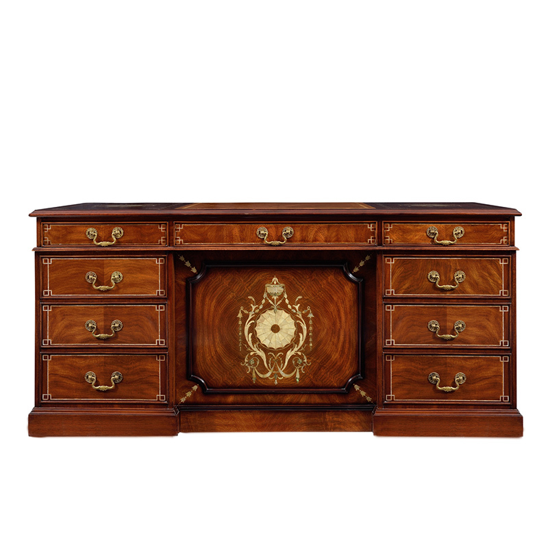 Classic Wooden Office Desk – Timeless Elegance for Refined Workspaces,EKAR FURNITURE CO.,LTD,Classic Wooden Office Desk – Timeless Elegance for Refined Workspaces,foshan furniture factory,custom Furniture factory,china furniture factory