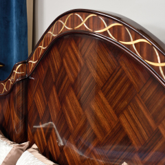 ,MY SHOP,Elegant Solid Wood Bed – Classic Luxury for Your Master Bedroom,foshan furniture factory,custom Furniture factory,china furniture factory