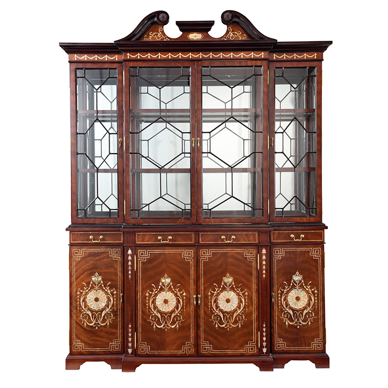 Classic Glass Display Cabinet – Timeless Storage with Elegant Wood Detailing,EKAR FURNITURE CO.,LTD,Classic Glass Display Cabinet – Timeless Storage with Elegant Wood Detailing,foshan furniture factory,custom Furniture factory,china furniture factory