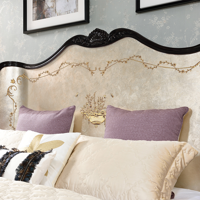 Classic Wooden Double Bed – Elegant Design for Luxurious Bedroom Comfort,EKAR FURNITURE CO.,LTD,Classic Wooden Double Bed – Elegant Design for Luxurious Bedroom Comfort,foshan furniture factory,custom Furniture factory,china furniture factory