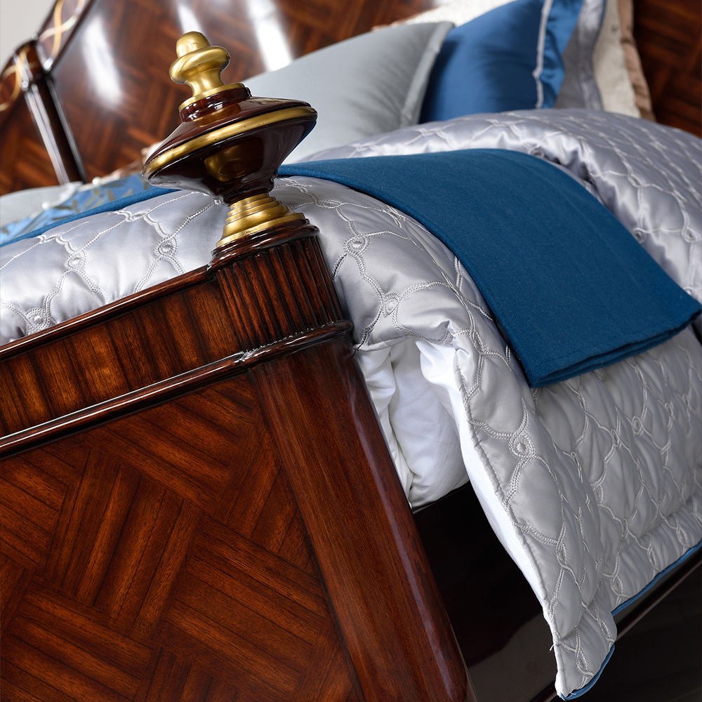 Elegant Solid Wood Bed – Classic Luxury for Your Master Bedroom,EKAR FURNITURE CO.,LTD,Elegant Solid Wood Bed – Classic Luxury for Your Master Bedroom,foshan furniture factory,custom Furniture factory,china furniture factory