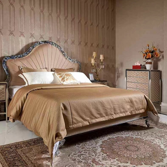 ,MY SHOP,Classic Arched Wood Bed – Elegance with Timeless Design for Your Bedroom,foshan furniture factory,custom Furniture factory,china furniture factory