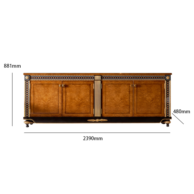 Timeless Craftsmanship in a Classic Wooden Sideboard,EKAR FURNITURE CO.,LTD,Timeless Craftsmanship in a Classic Wooden Sideboard,foshan furniture factory,custom Furniture factory,china furniture factory