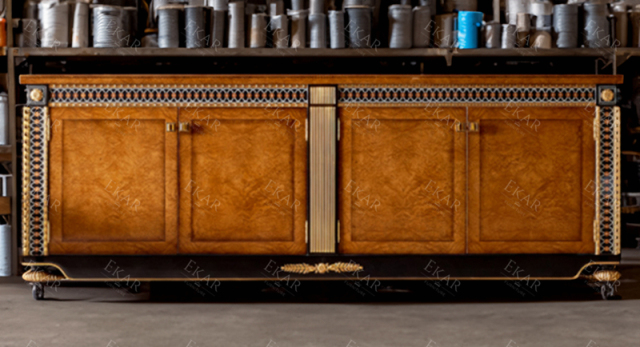 ,MY SHOP,Timeless Craftsmanship in a Classic Wooden Sideboard,foshan furniture factory,custom Furniture factory,china furniture factory