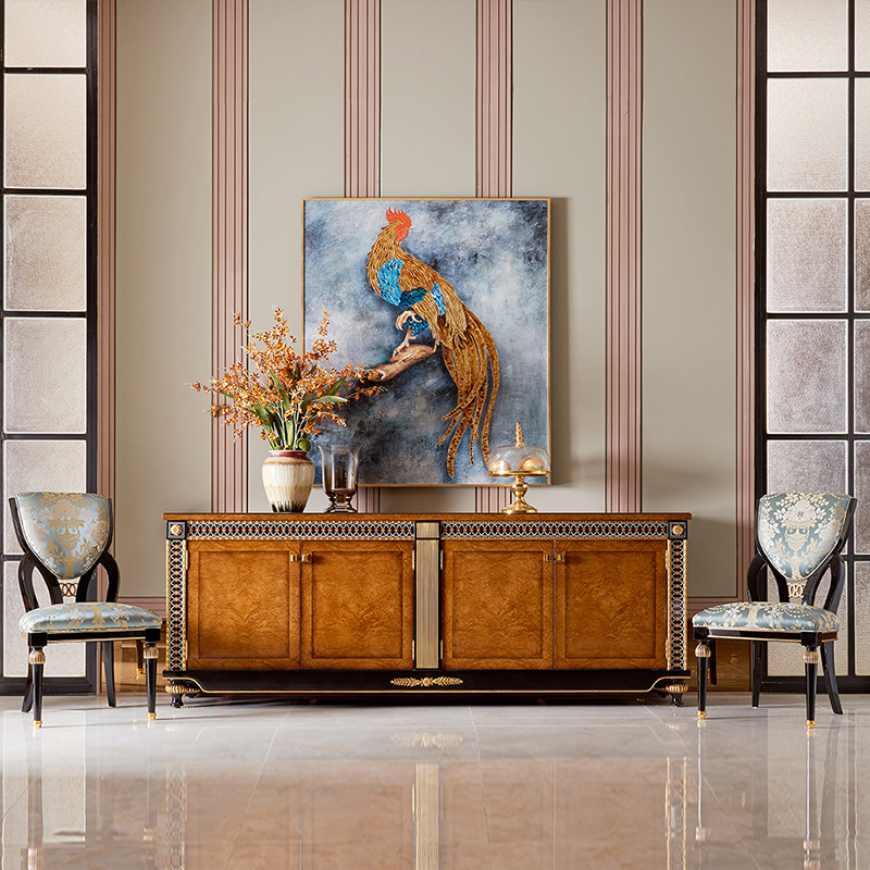 Timeless Craftsmanship in a Classic Wooden Sideboard,EKAR FURNITURE CO.,LTD,Timeless Craftsmanship in a Classic Wooden Sideboard,foshan furniture factory,custom Furniture factory,china furniture factory