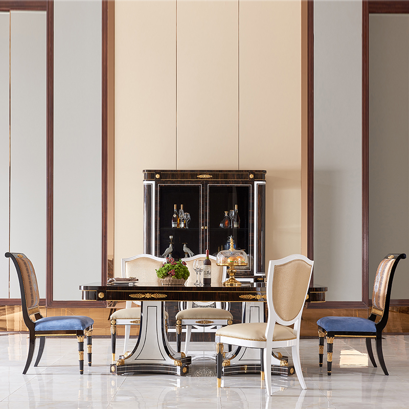 Exquisite wooden dining furniture and chairs are beautiful and durable,EKAR FURNITURE CO.,LTD,Exquisite wooden dining furniture and chairs are beautiful and durable,foshan furniture factory,custom Furniture factory,china furniture factory