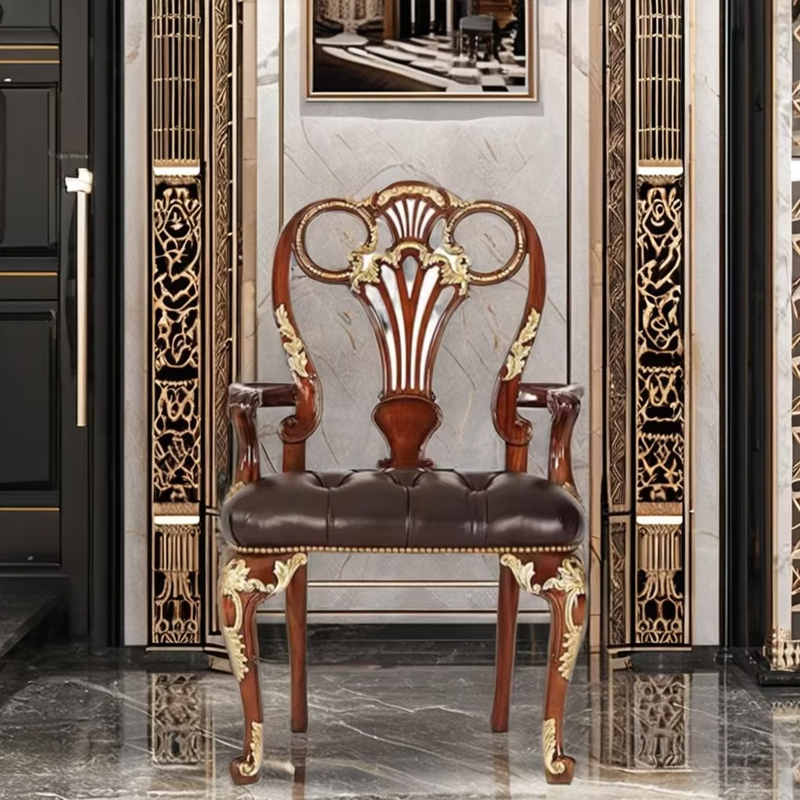 Classic Petal-Back Wood Lounge Chair – Luxurious Design for an Elegant Living Room,EKAR FURNITURE CO.,LTD,Classic Petal-Back Wood Lounge Chair – Luxurious Design for an Elegant Living Room,foshan furniture factory,custom Furniture factory,china furniture factory