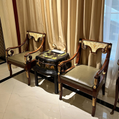 ,MY SHOP,Classic Solid Wood Armchair – Timeless Elegance and Comfort for Luxurious Living Rooms,foshan furniture factory,custom Furniture factory,china furniture factory