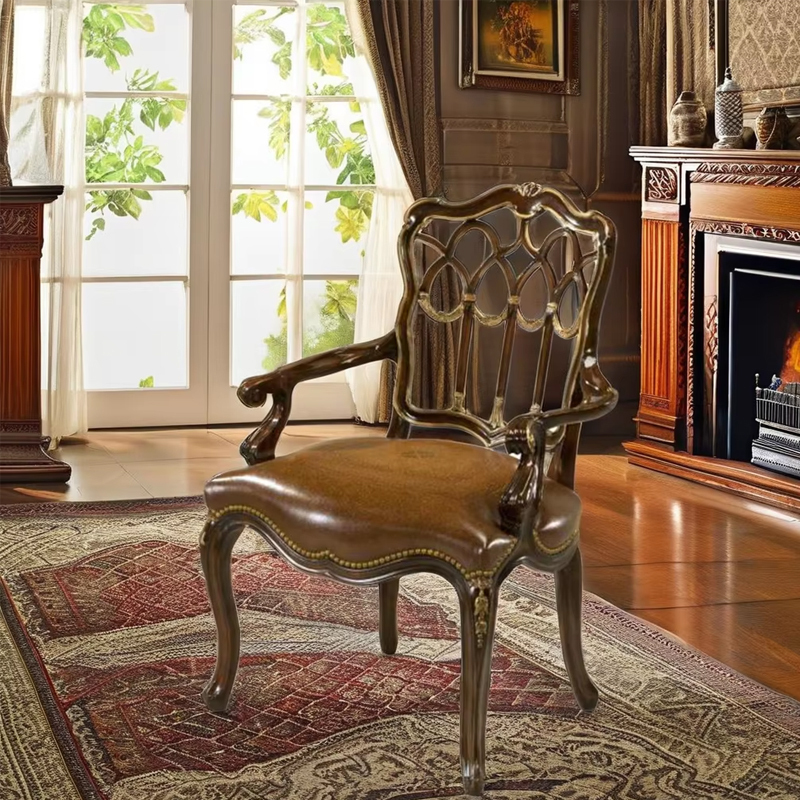 The design of the classic solid wood lounge chair brings comfort to the luxurious living room,EKAR FURNITURE CO.,LTD,The design of the classic solid wood lounge chair brings comfort to the luxurious living room,foshan furniture factory,custom Furniture factory,china furniture factory