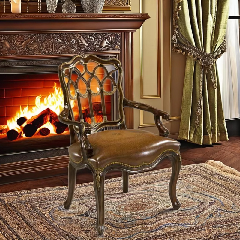 The design of the classic solid wood lounge chair brings comfort to the luxurious living room,EKAR FURNITURE CO.,LTD,The design of the classic solid wood lounge chair brings comfort to the luxurious living room,foshan furniture factory,custom Furniture factory,china furniture factory