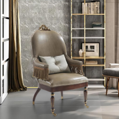 ,MY SHOP,Classic Patchwork Leather Lounge Chair – Timeless Elegance for Luxurious Living Room Comfort,foshan furniture factory,custom Furniture factory,china furniture factory