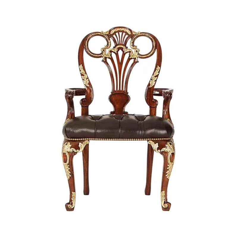 Classic Petal-Back Wood Lounge Chair – Luxurious Design for an Elegant Living Room,EKAR FURNITURE CO.,LTD,Classic Petal-Back Wood Lounge Chair – Luxurious Design for an Elegant Living Room,foshan furniture factory,custom Furniture factory,china furniture factory