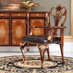 ,MY SHOP,Classic Petal-Back Wood Lounge Chair – Luxurious Design for an Elegant Living Room,foshan furniture factory,custom Furniture factory,china furniture factory