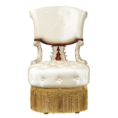 ,MY SHOP,Solid Wood Cream Fabric Chair – Classic Design for Comfortable Living Room Seating,foshan furniture factory,custom Furniture factory,china furniture factory