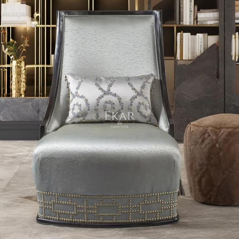 Fabric Upholstered Armless Chair – Solid Wood Design for Comfortable Living Room Seating,EKAR FURNITURE CO.,LTD,Fabric Upholstered Armless Chair – Solid Wood Design for Comfortable Living Room Seating,foshan furniture factory,custom Furniture factory,china furniture factory