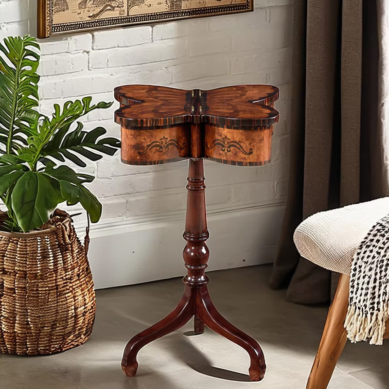 Solid Wood Butterfly Shape End Table – Unique Design for Stylish Living Room Decor,EKAR FURNITURE CO.,LTD,Solid Wood Butterfly Shape End Table – Unique Design for Stylish Living Room Decor,foshan furniture factory,custom Furniture factory,china furniture factory