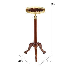 ,MY SHOP,Solid Wood End Table Triangular Metal Legs for a Unique and Stylish Living Room Accent,foshan furniture factory,custom Furniture factory,china furniture factory