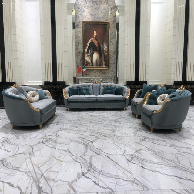 ,MY SHOP,Elegant Classic Carving Living Room Furniture 6 Seater Fabric Sofa Set,foshan furniture factory,custom Furniture factory,china furniture factory