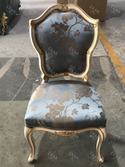 ,MY SHOP,Dining Room Antique Silk Embroidered Upholstered Armless Chair - Ekar Furniture,foshan furniture factory,custom Furniture factory,china furniture factory