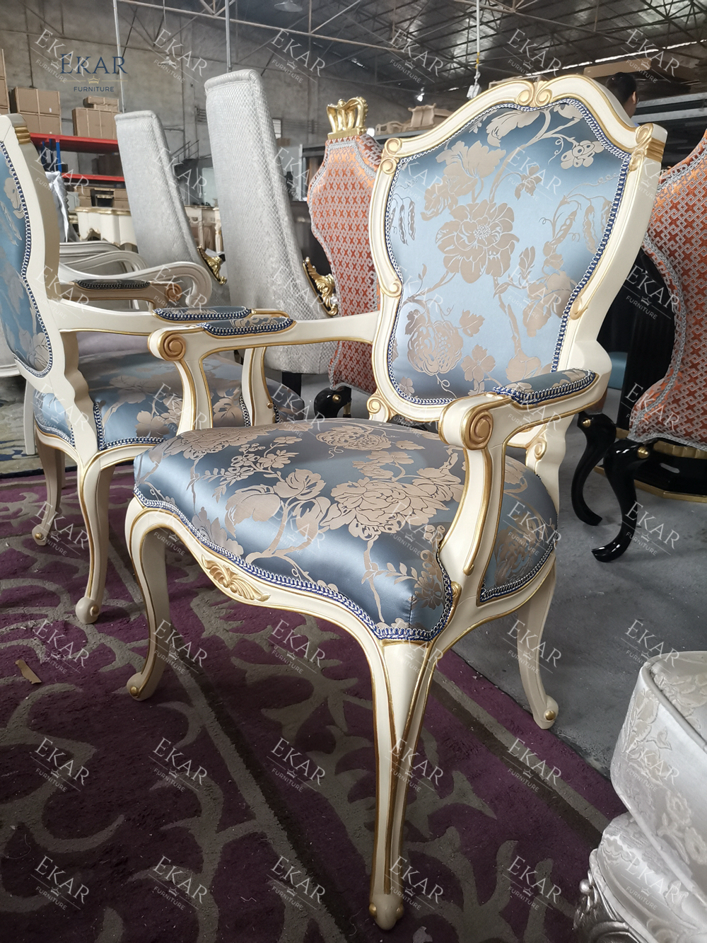 Classic High Back Room Armchair Dining Chair,EKAR FURNITURE CO.,LTD,Classic High Back Room Armchair Dining Chair,foshan furniture factory,custom Furniture factory,china furniture factory