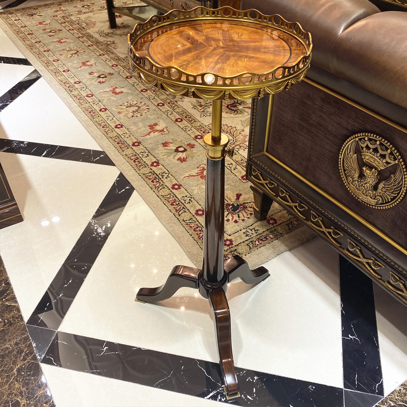 Solid Wood End Table Triangular Metal Legs for a Unique and Stylish Living Room Accent,EKAR FURNITURE CO.,LTD,Solid Wood End Table Triangular Metal Legs for a Unique and Stylish Living Room Accent,foshan furniture factory,custom Furniture factory,china furniture factory