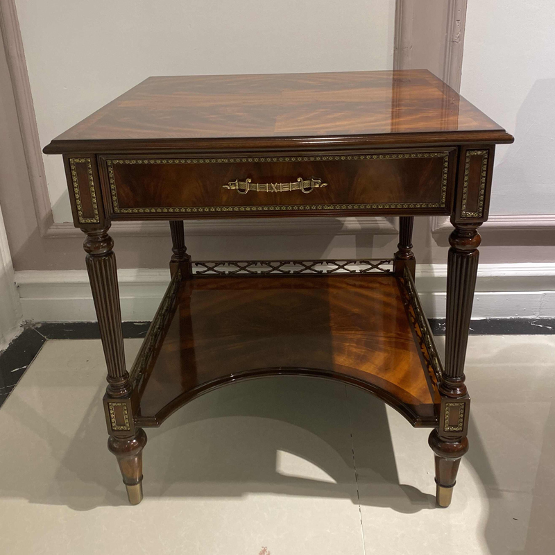 Solid Wood Square End Table – Classic Design for Functional and Stylish Living Room Use,EKAR FURNITURE CO.,LTD,Solid Wood Square End Table – Classic Design for Functional and Stylish Living Room Use,foshan furniture factory,custom Furniture factory,china furniture factory