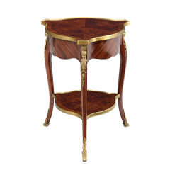 ,MY SHOP,British Classic Solid Wood Triangular End Table – Functional and Stylish Accent for Living Room Decor,foshan furniture factory,custom Furniture factory,china furniture factory