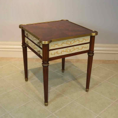 ,MY SHOP,British Classic Solid Wood Square End Table – Functional and Elegant Design for Living Room Spaces,foshan furniture factory,custom Furniture factory,china furniture factory